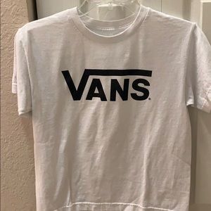 Trendy white van tee shirt